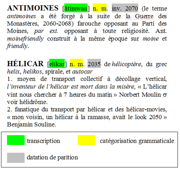 Introduction au langage XML  Analyse d'un article de dictionnaire