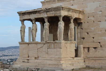 L'Erechthéion, Acropole d'Athènes, mai 2016